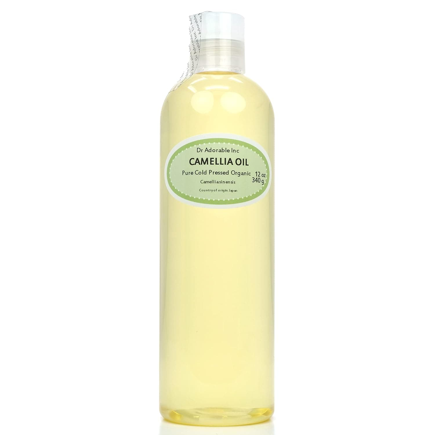 Dr Adorable - 12 oz - Camellia Seed Oil - 100% Pure Natural Organic Cold Pressed