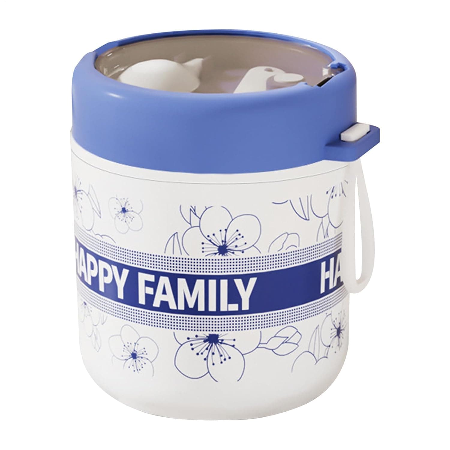 27oz Insulated Vacuum Food Jar with Buckle Lid & Spoon, Wide Mouth Leakproof 304 Stainless Steel Thermos for Hot Food, Overnight Oats Container, Microwave/Freezer Safe, Travel Commuting