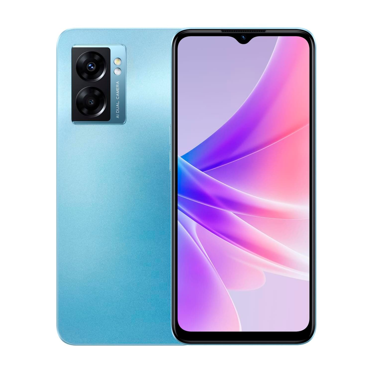 Oppo A77 Dual-SIM 128GB ROM + 6GB RAM (Only GSM | No CDMA) Factory Unlocked 5G Smartphone (Ocean Blue) - International Version