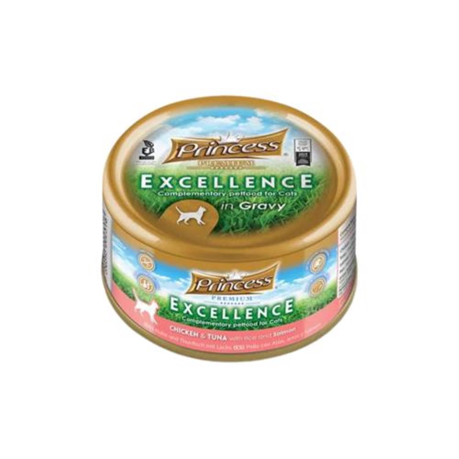 Princess Cat Wet Food Chicken Tuna Salmon 70g