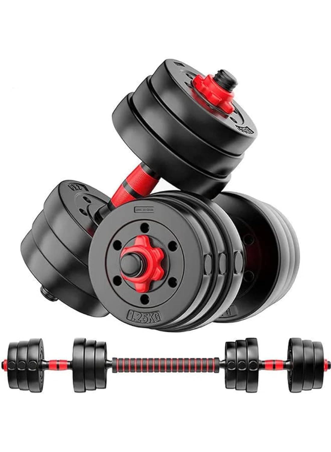 Fitness World Dumbbell Set Adjustable Weights 20kg multicolor FT-365