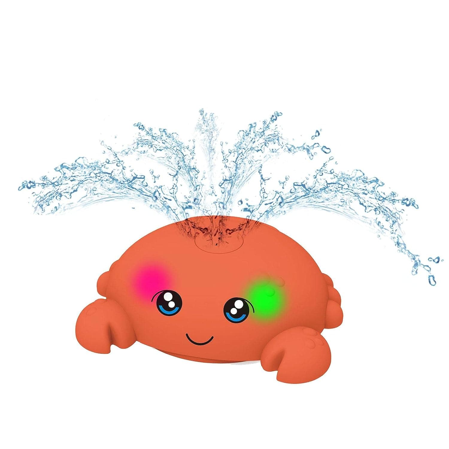 Baby Bath Toys, Automatic Spray Sprinkler Bath Toy Water Spray Toy With LED Light, Cute Crab Octopus Bath Toys Infant Interactive Bath Toy, Bathtub Shower Toys For Baby Toddlers