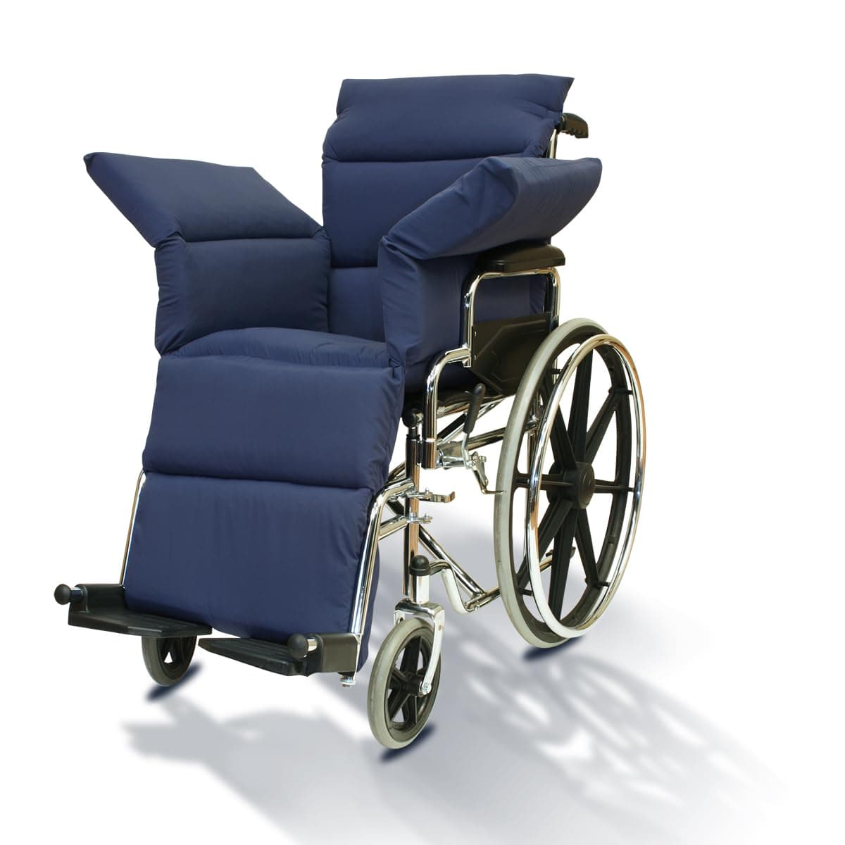 NYOrtho Wheelchair Reversible Comfort Seat Size: X-Extended 56", Color: Navy