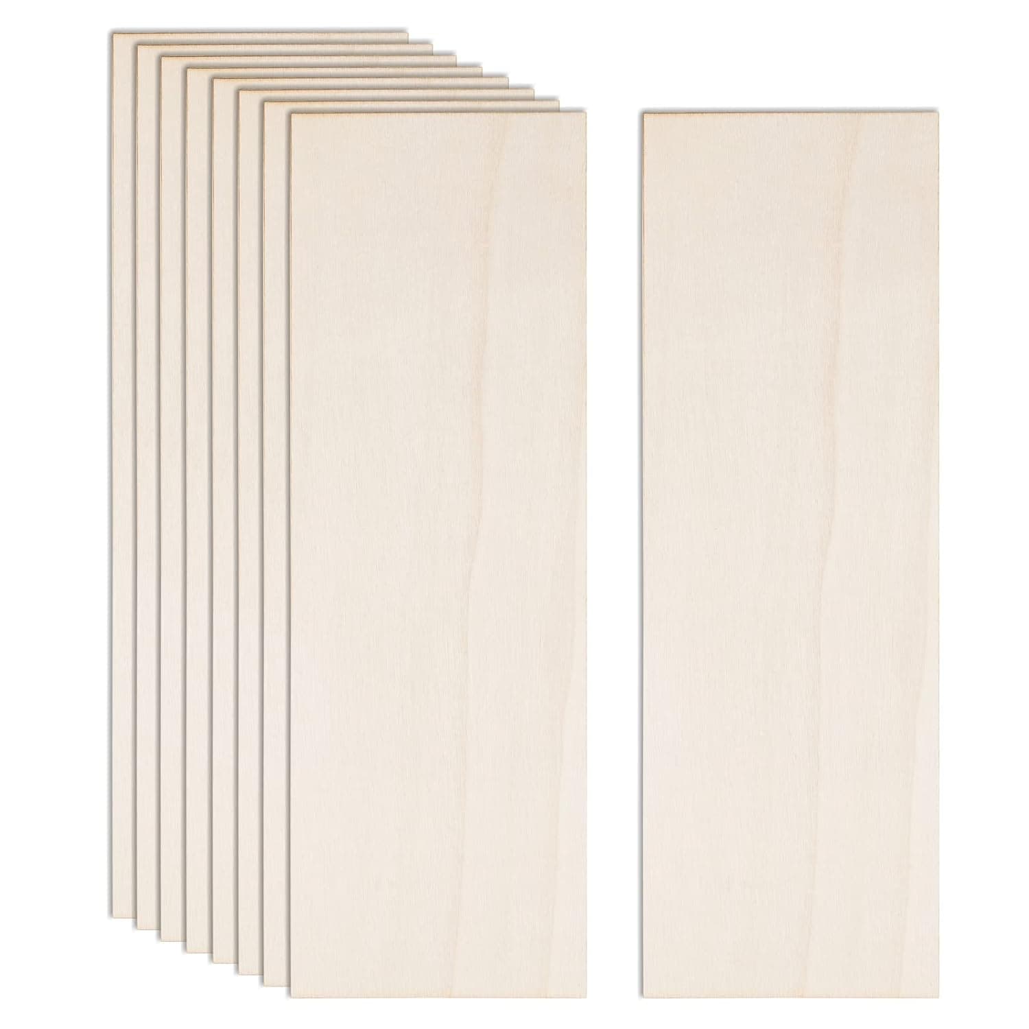 12 Pack Basswood Sheets for Crafts 12 x 4 x 1/8 Inch-3 mm Thick Unfinished Plywood Sheets Thin Craft Wood Sheets Boards for Drawing,Painting, Wood Engraving, Wood Burning,DIY Laser Cutting Projects