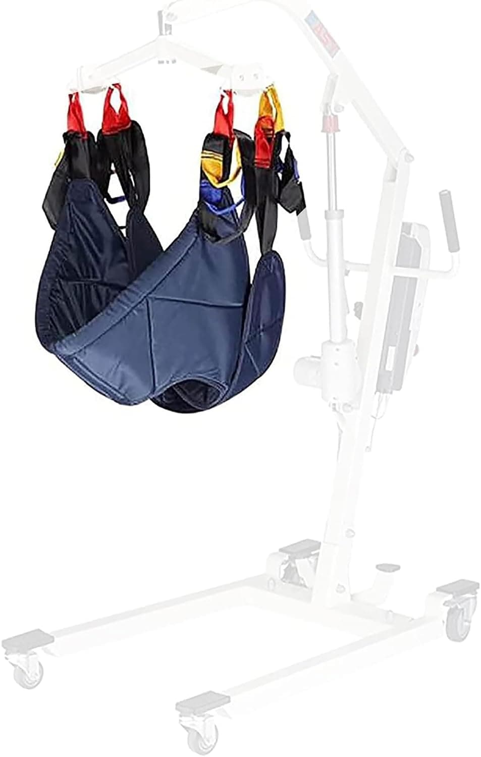 Patient Lift Divided Leg Sling, Head and Back Support Full Body Sling Lift, Shower Sling Toilet Sling,Lift Sling for Transfer and Positioning and Lifting, for Elderly and Disabled