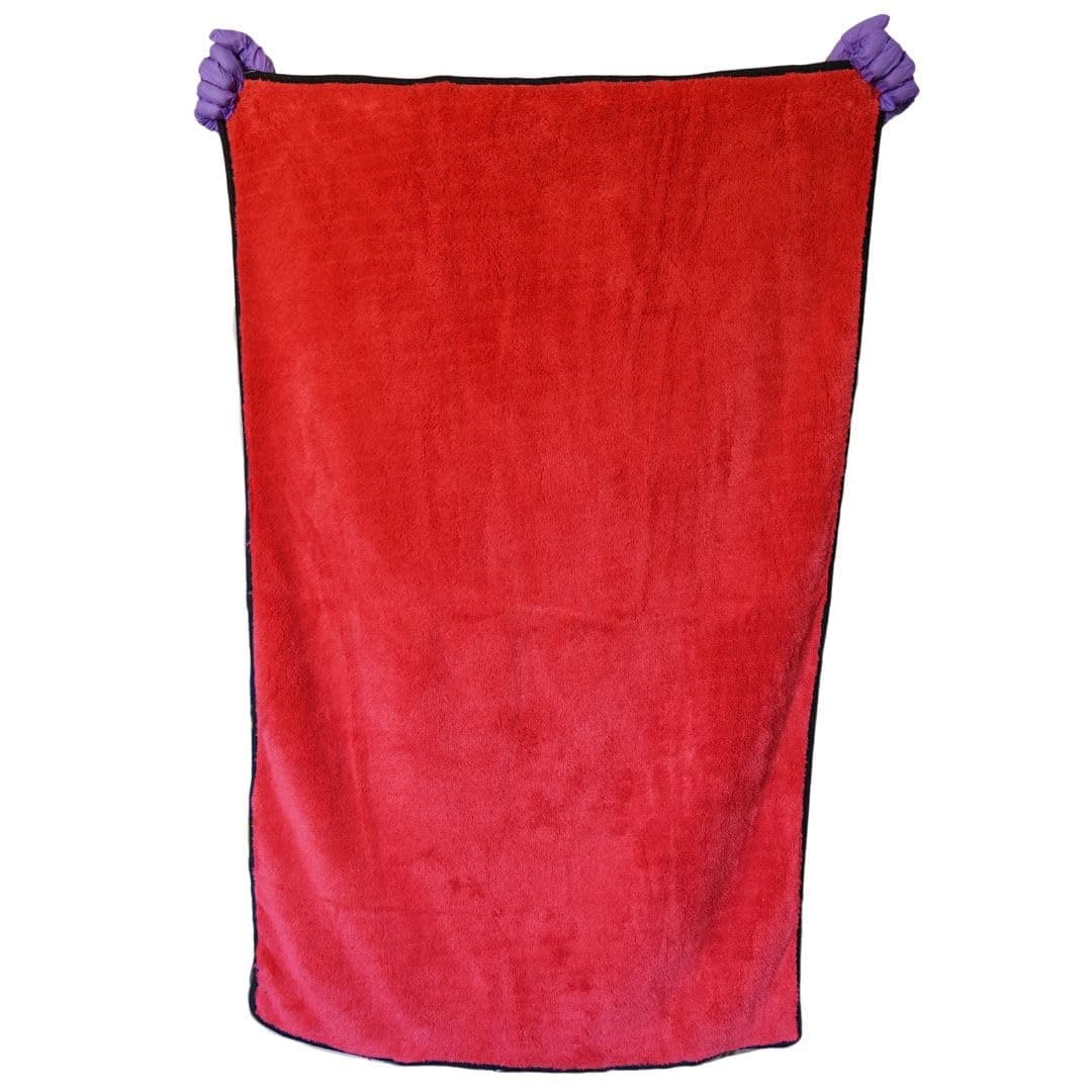 Microfiber Towels for cars, Microfibre Drying Towel and Polishing, car care, Professional Water Absorber Microfiber Drying Towel Car Thick Cleaning Cloth (Red, 60 * 40)