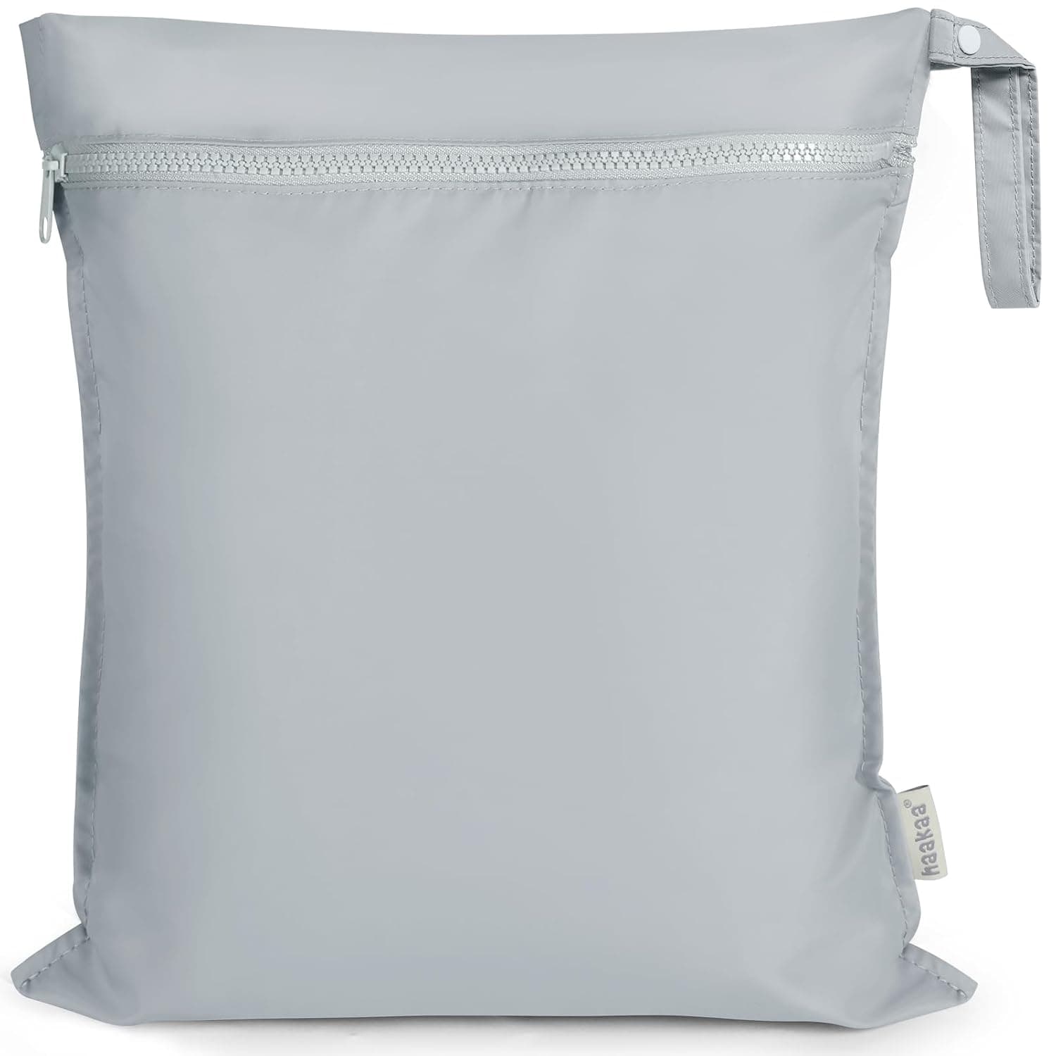 haakaa Waterproof Wet Bags for Baby, Wet Dry Bags for Diaper Bag, Travel, Swimsuit, Beach, Pool, Pump Parts, Stroller, Daycare,Yoga, Grey