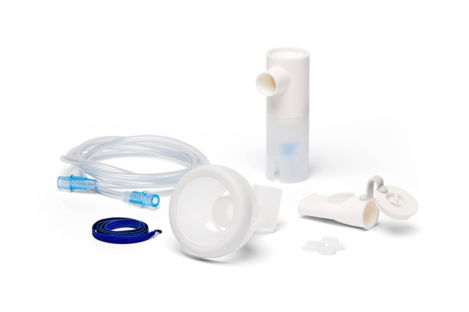 OMRON NEB6035 Accessory Set for X105 Advanced Nebuliser | Original OMRON accessory set with kids' mask, mouthpiece, nosepiece, air tube and air filters