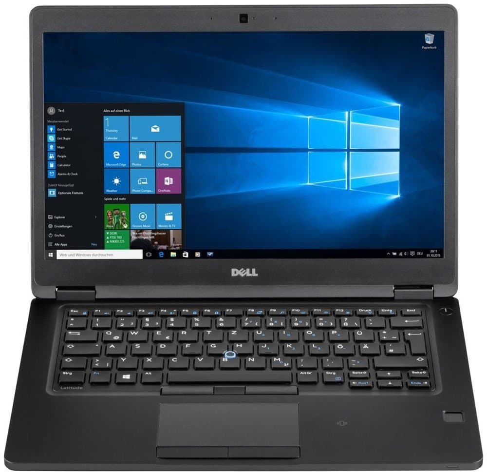 Dell Latitude 5480 Intel Core i5-6300U X2 3GHz 8GB 256GB SSD 14", Black (Renewed) with 15 Days of IT-Sizer Golden Warranty
