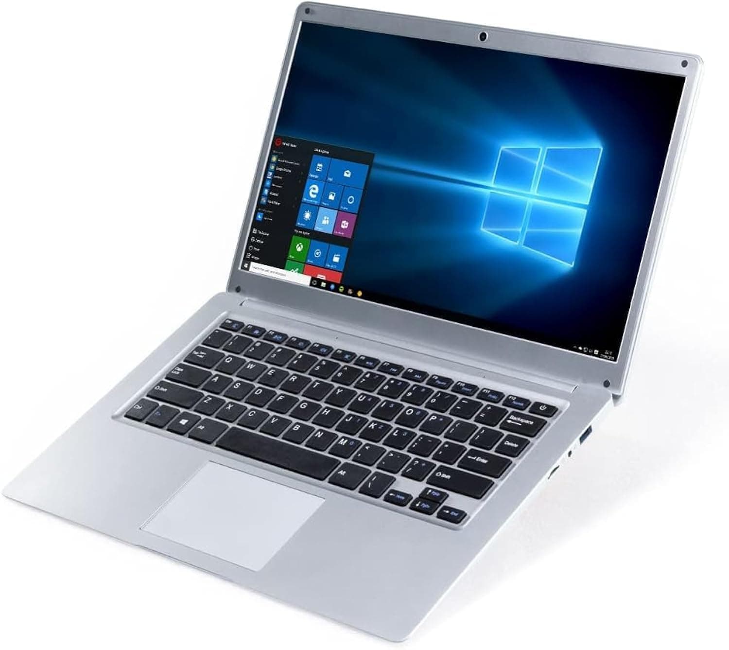 لابتوب ميجا بشاشة FHD مقاس 14.1 بوصة معالج انتل سيليرون N4020 رام 8GB DDR4 و256GB SSD كاميرا ويب اتصال بالواي فاي 5G منفذ USB 3.0 بلوتوث 4.2 ويندوز 10 هوم قاعدة ماوس ايبازل، لوحة مفاتيح عربي (256GB)