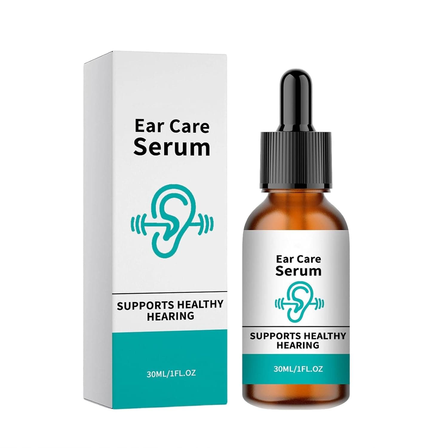 Ear Care Elixir, Tinnitus and Earache Relief Drops, Relieves Ear Ringing, Anti-Bacterial Ear Drops for Ear Canal Health & Cleaning, for Itchy Ears and Clogged Ears, Cleaning & Removal Drops