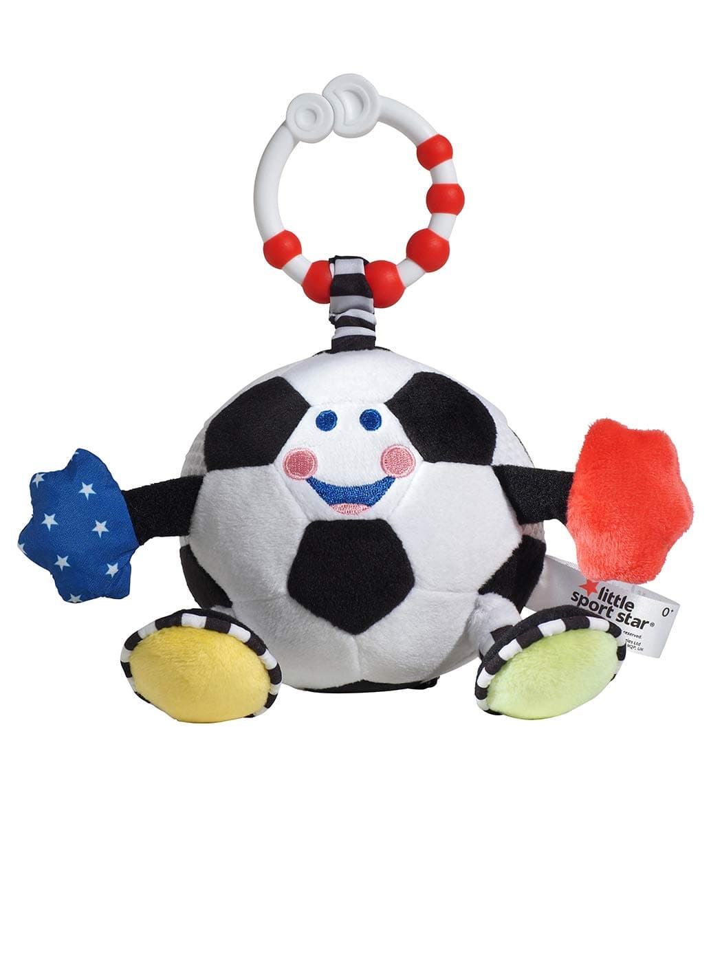 Little Sport Star Newborn Soccer Ball | Soccer Baby Toy | Baby Gift | Extra Sensory Features for Babies and Infants | Part of The Collection