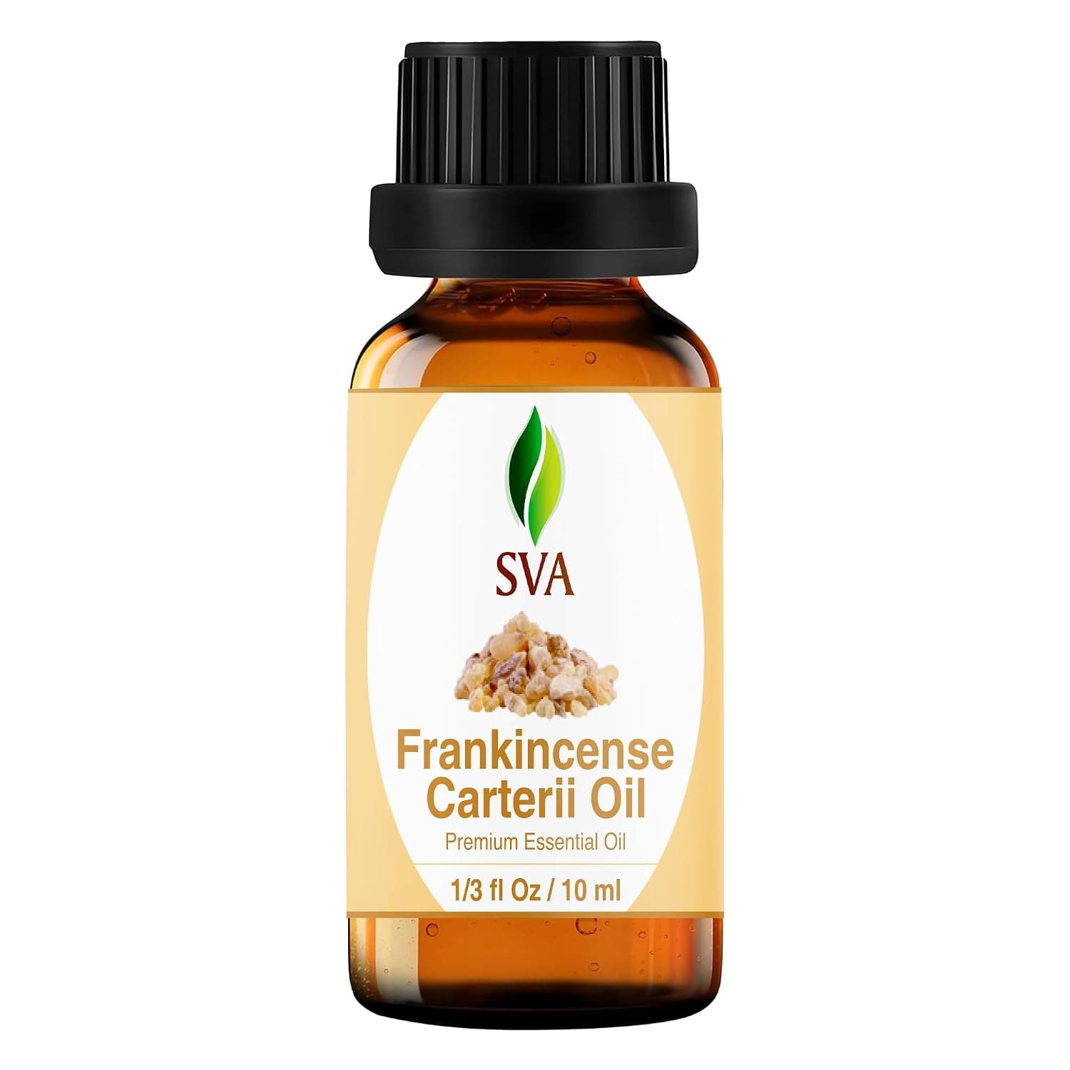 SVA Frankincense Essential Oil – 1/3 Fl Oz – 100% Natural Boswellia Carterii Oil - for Diffuser, Hair Care, Face, Skin Care, Aromatherapy, Scalp and Body Massage, Soap and Candle Making | Frankincense Oil for Diffuser, Humidifier, Skin, Body, Perfume, Home Fragrance, Incense, Bath, Soap, Candle & DIY Projects