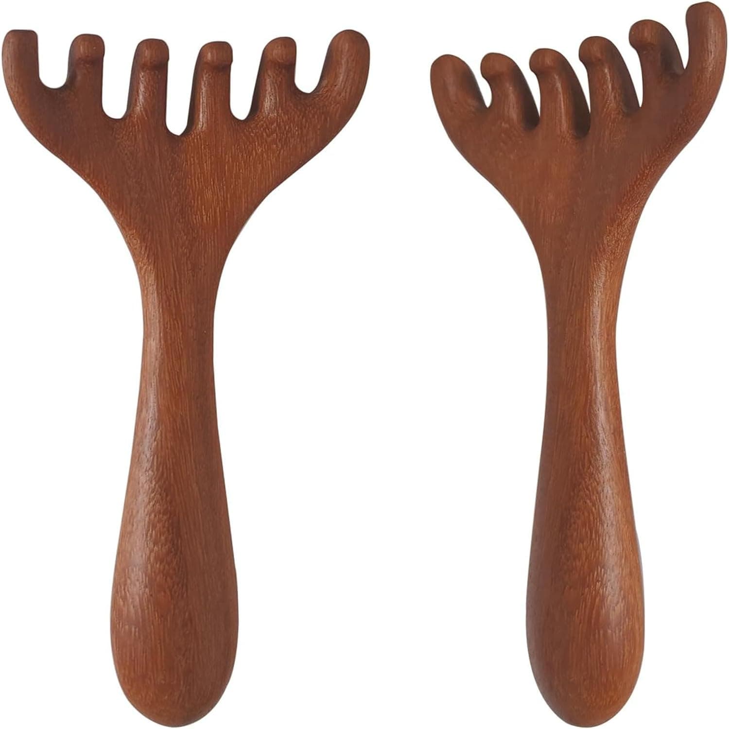 Head Massager Scalp 2 Pack, Protable Head Scratcher Massager for Relaxation & Stress Reduction, Scalp Massager Wood Comb Gift for Mother, Sister and Lover