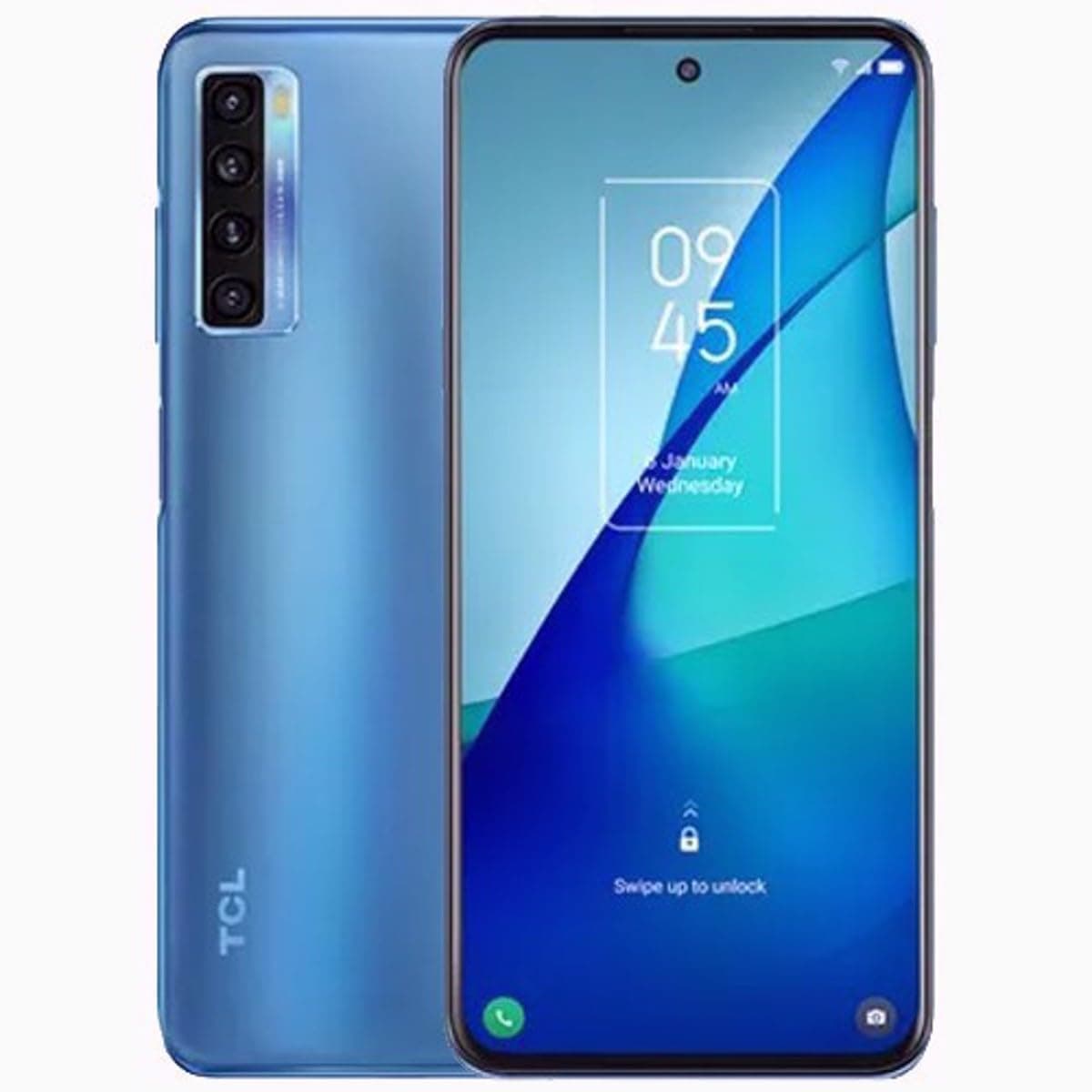 TCL 20 L+ DUAL-SIM 256GB ROM + 6GB RAM (GSM Only | No CDMA) Factory Unlocked 4G/LTE Smartphone (Luna Blue) - International Version