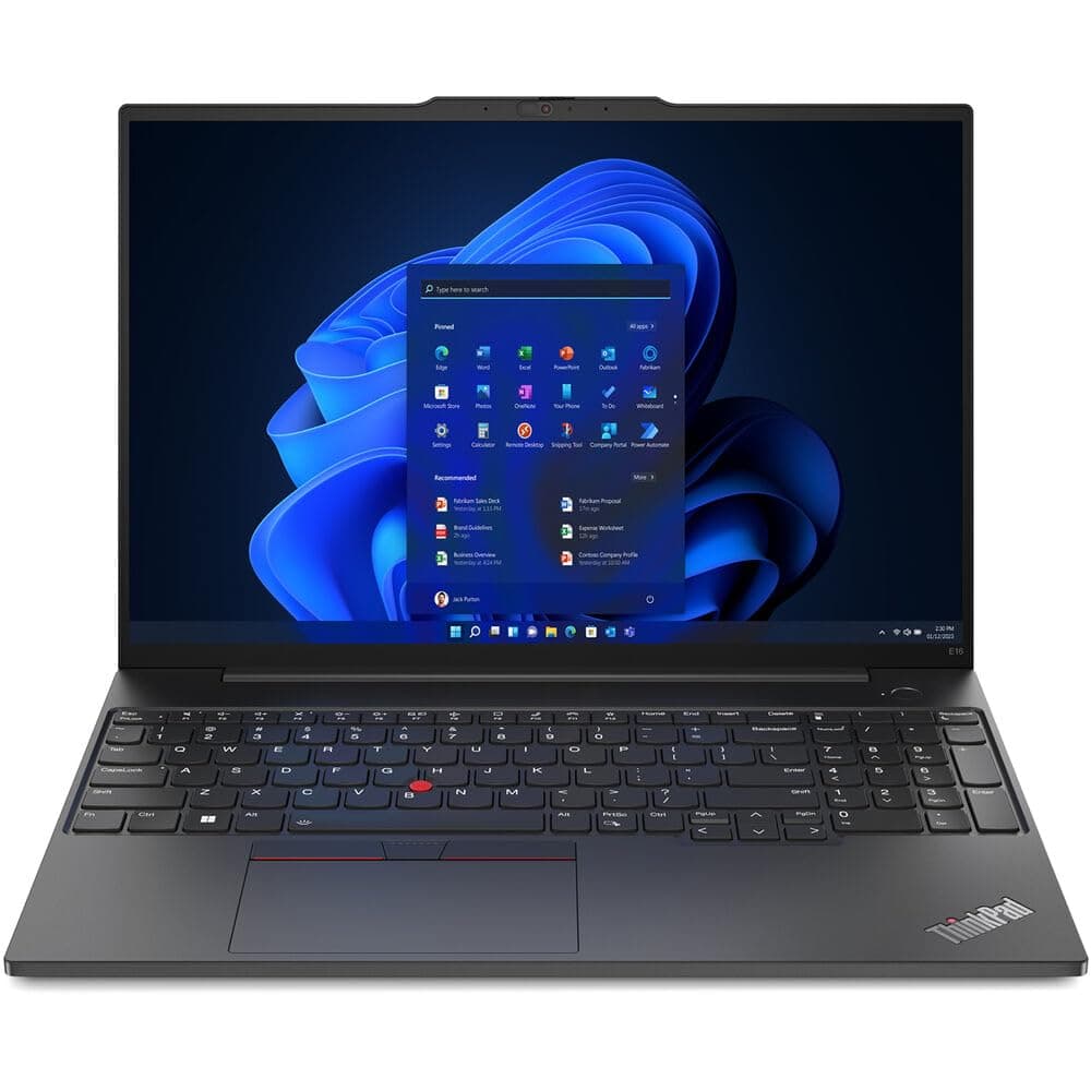 Lenovo 2025 ThinkPad E16 Gen 2 16” WUXGA IPS Laptop 16-Core Intel Core Ultra 7 155H(beat 155U) 16GB DDR5 512GB SSD Thunderbolt 4 WiFi AX RJ-45 BT Webcam Windows 11 Pro Office 2024 Professional Plus