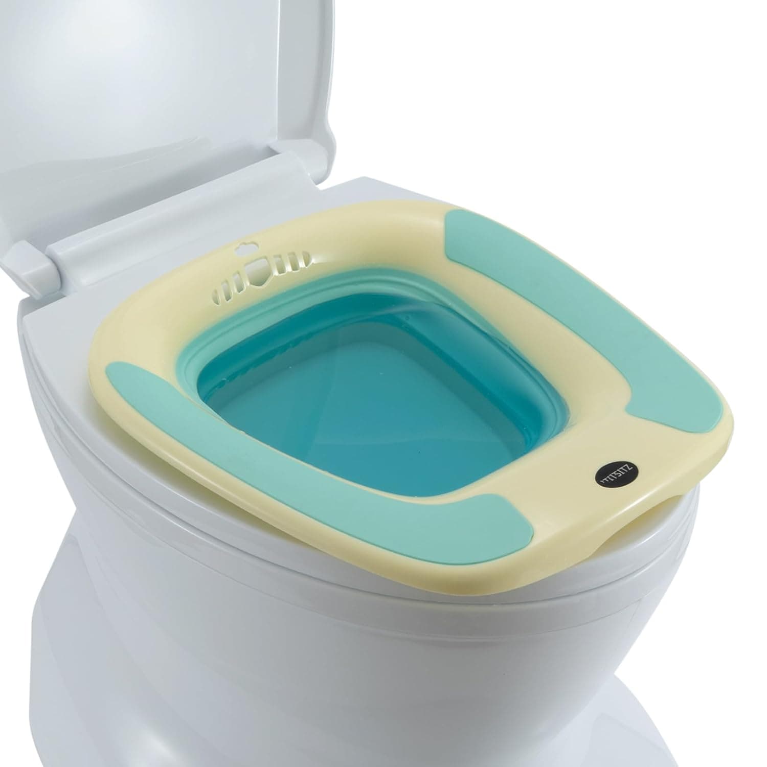 Sitz Bath, Portable Sitz Bath for Toilet Seat, Sitz Bath for Hemorrhoids, Sitz Bath for Postpartum Care, Toilet Basin for Women Men Adults, Sits Bath Soak Salts Tub, Hip Bath Bowl, Green