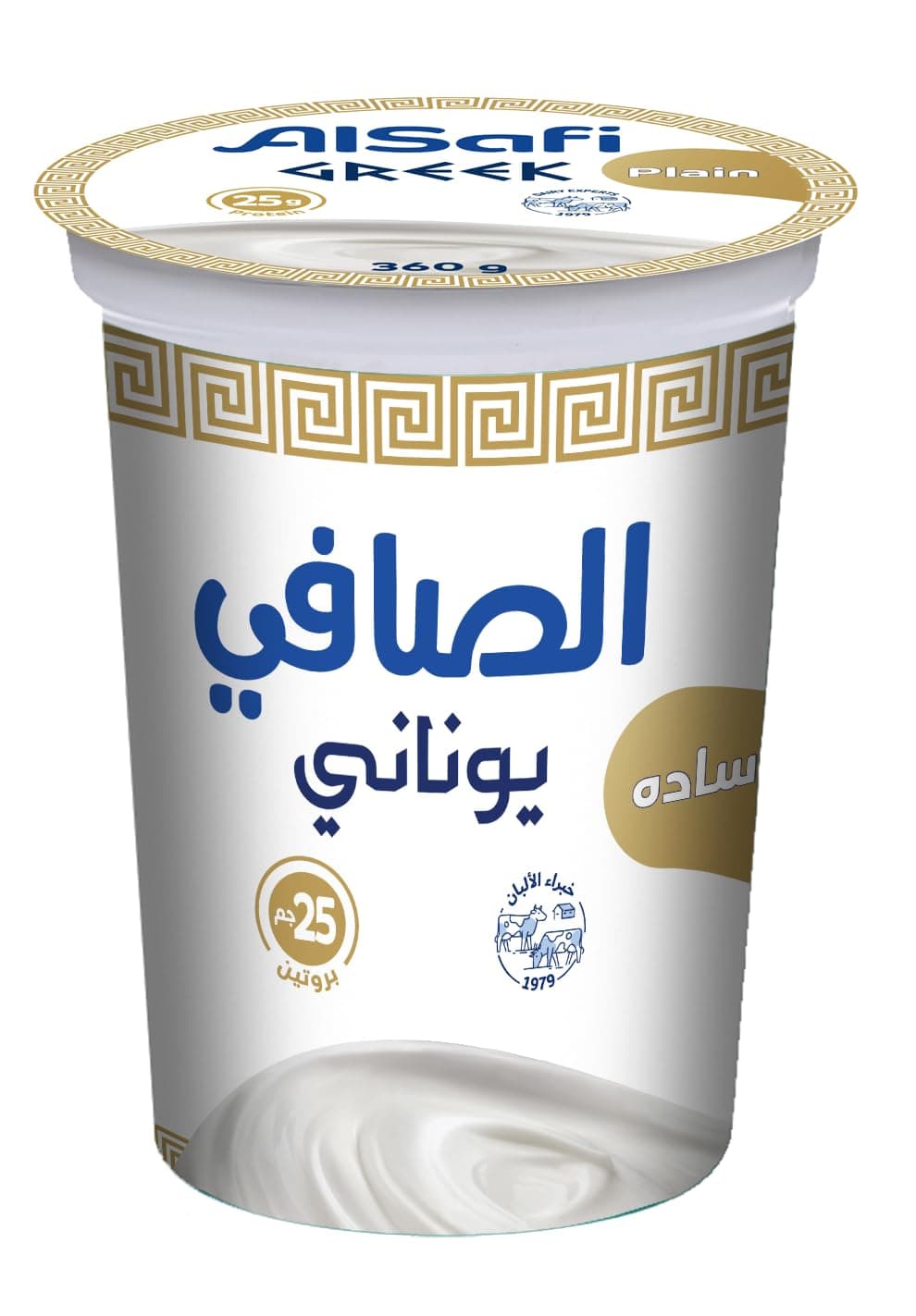 ALSAFI Greek Yoghurt 360gr Plain FF