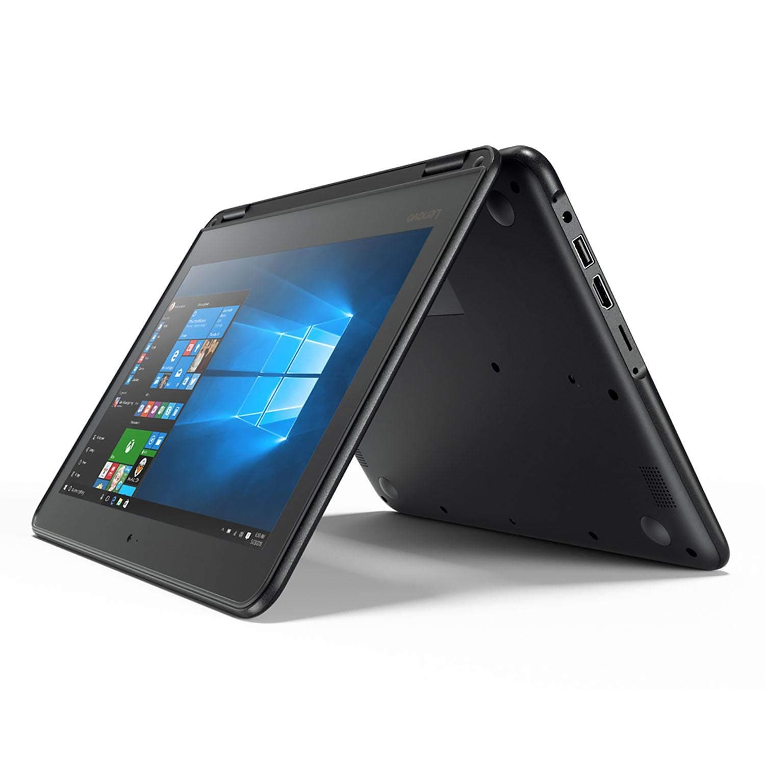 Lenovo N23 11.6-inch IPS Anti-Glare Touchscreen 2-in-1 Business Laptop, Intel Celeron N3060, 4GB RAM, 128GB Solid State Drive, Windows 10 Professional