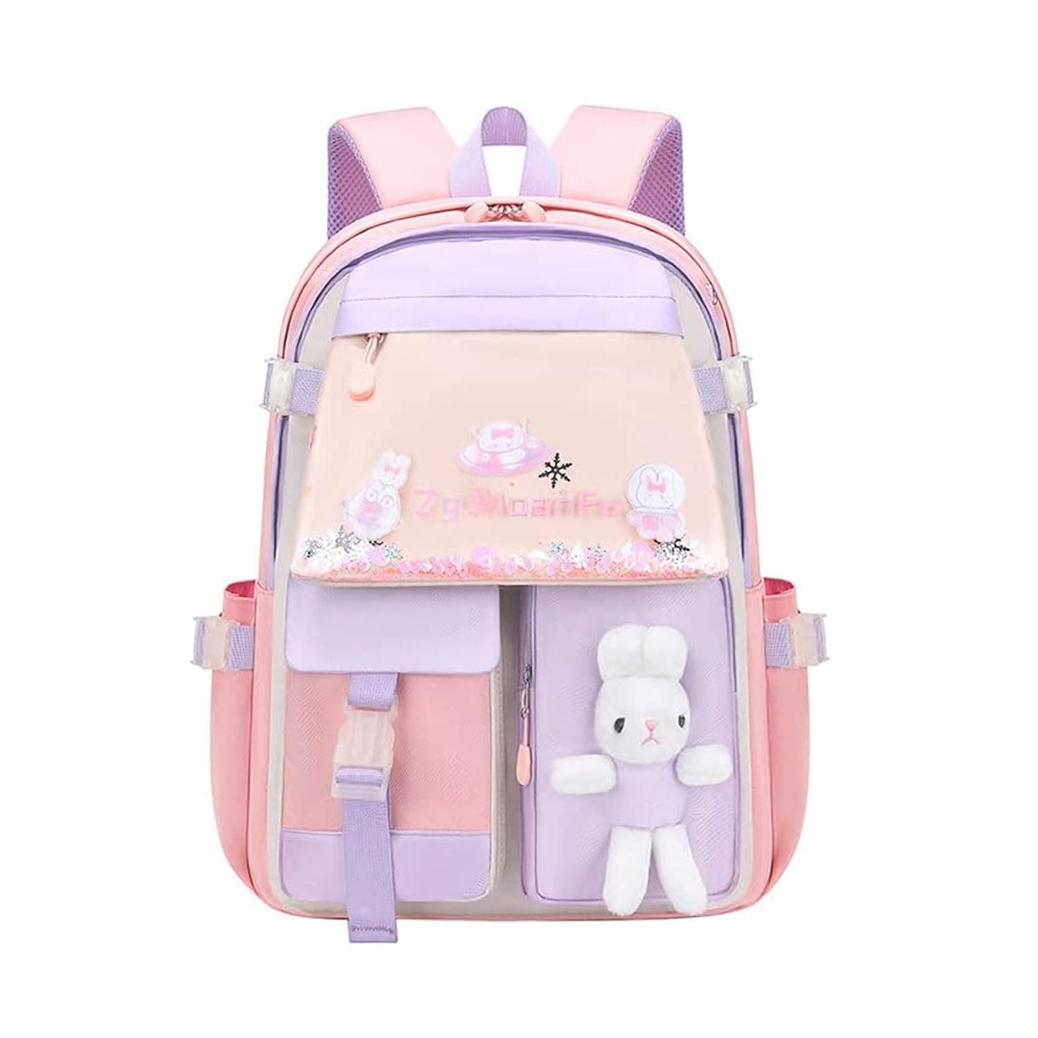 ANYUAN School Backpack for Girls, Lightweight Waterproof Kids Bookbag with Multiple Compartments, Durable Primary School Bag for Elementary Students,Kids School Bag Girls,Cute Backpack for Girls