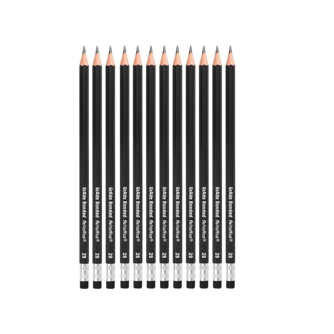 Flexoffice FO-GP010 Wooden Pencil 12-Pieces Set