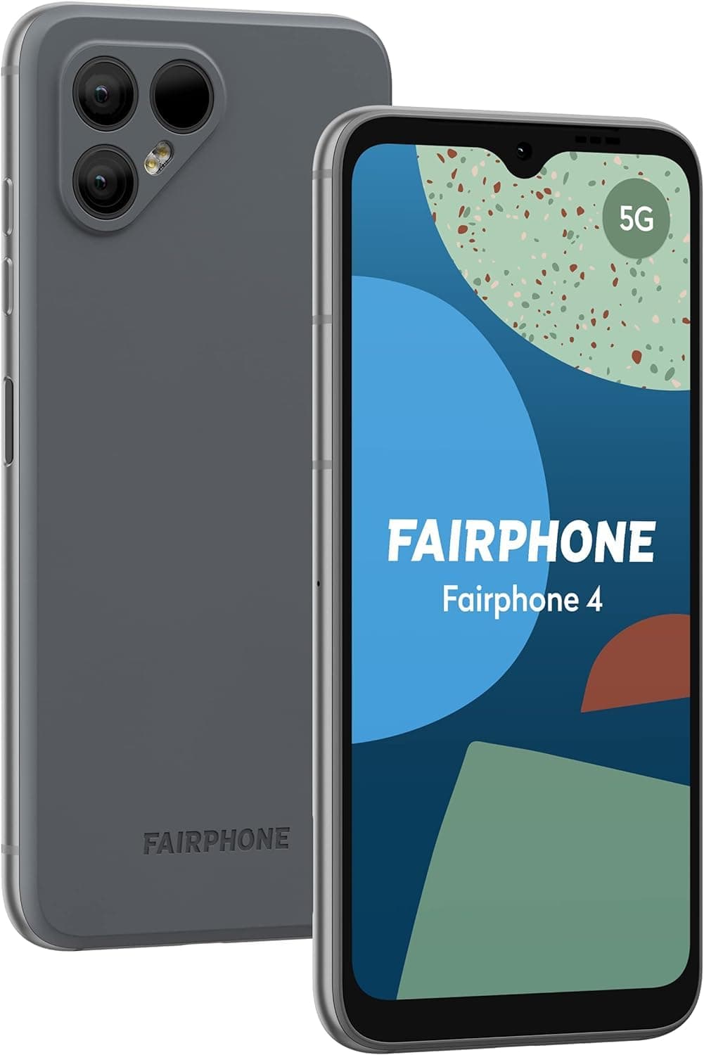 Fairphone 4 Dual-SIM 256GB ROM + 8GB RAM (GSM only | No CDMA) Factory Unlocked 5G Smart Phone (Grey) - International Version