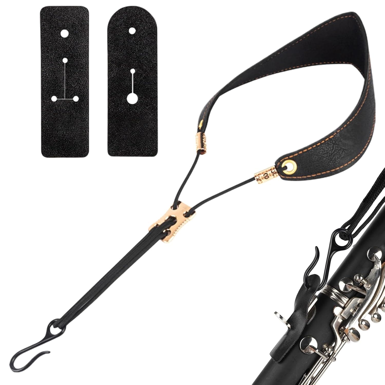 Clarinet Neck Strap Adjustable Harness Musical Instruments | Alto Saxophone Neck Strap for Comfort Stability Bass Flute Beginners Girls