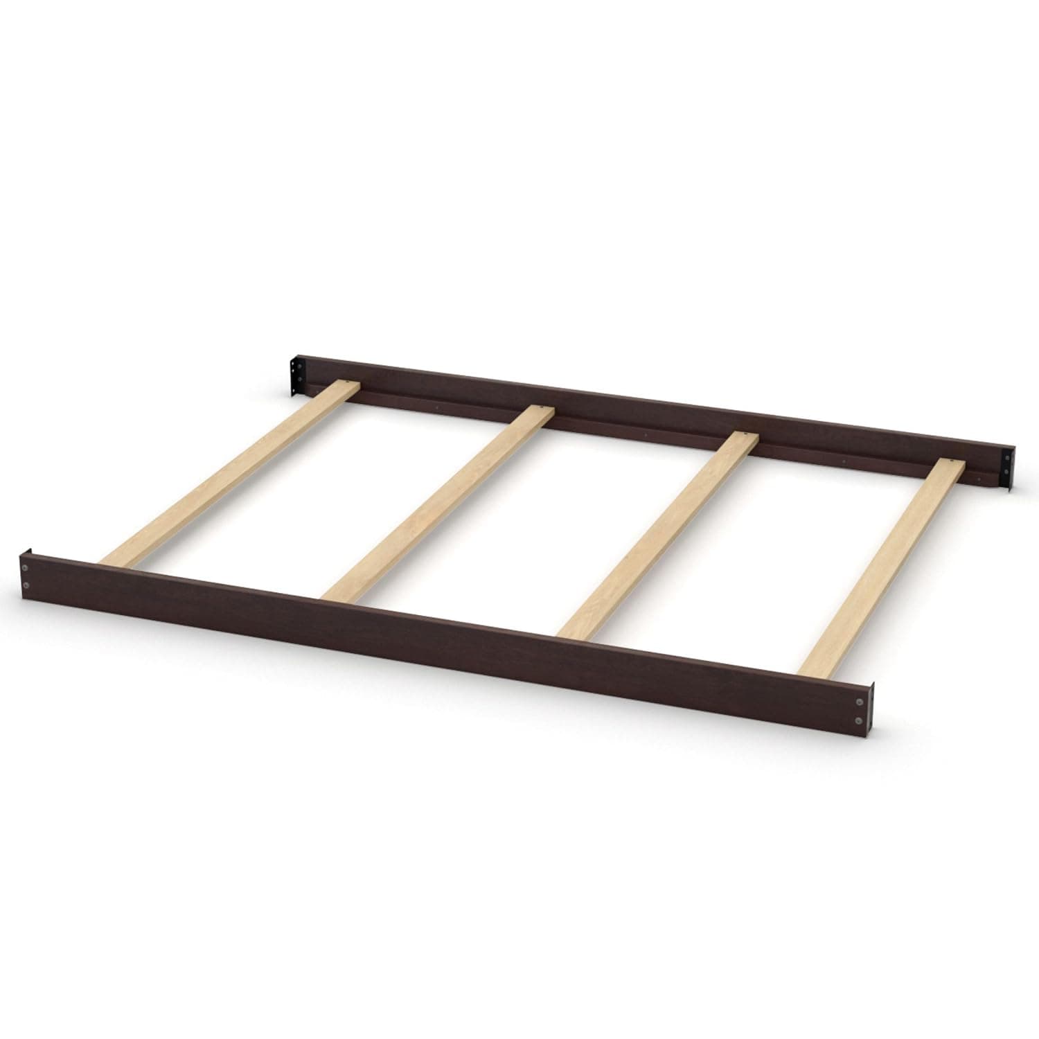 Full-Size Conversion Kit Bed Rails for Baby Cache Convertible Cribs - Solid Wood Rail - Toddler and Adult Bed Rail for Full-Size Beds - Essential Nursery and Baby Furniture (Espresso)