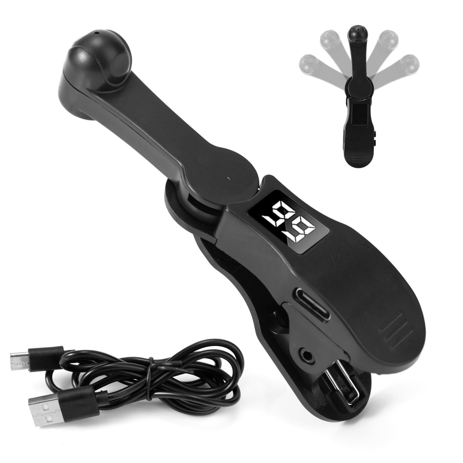 Smart Phone Auto Clicker, Speed-Adjustable Mobile Phone Screen Autoclicker Likes Tap with Anti-Slip Clip Universal Fast Click Tool for Short Videos Live Stream Social Media Tasks Game(Black)