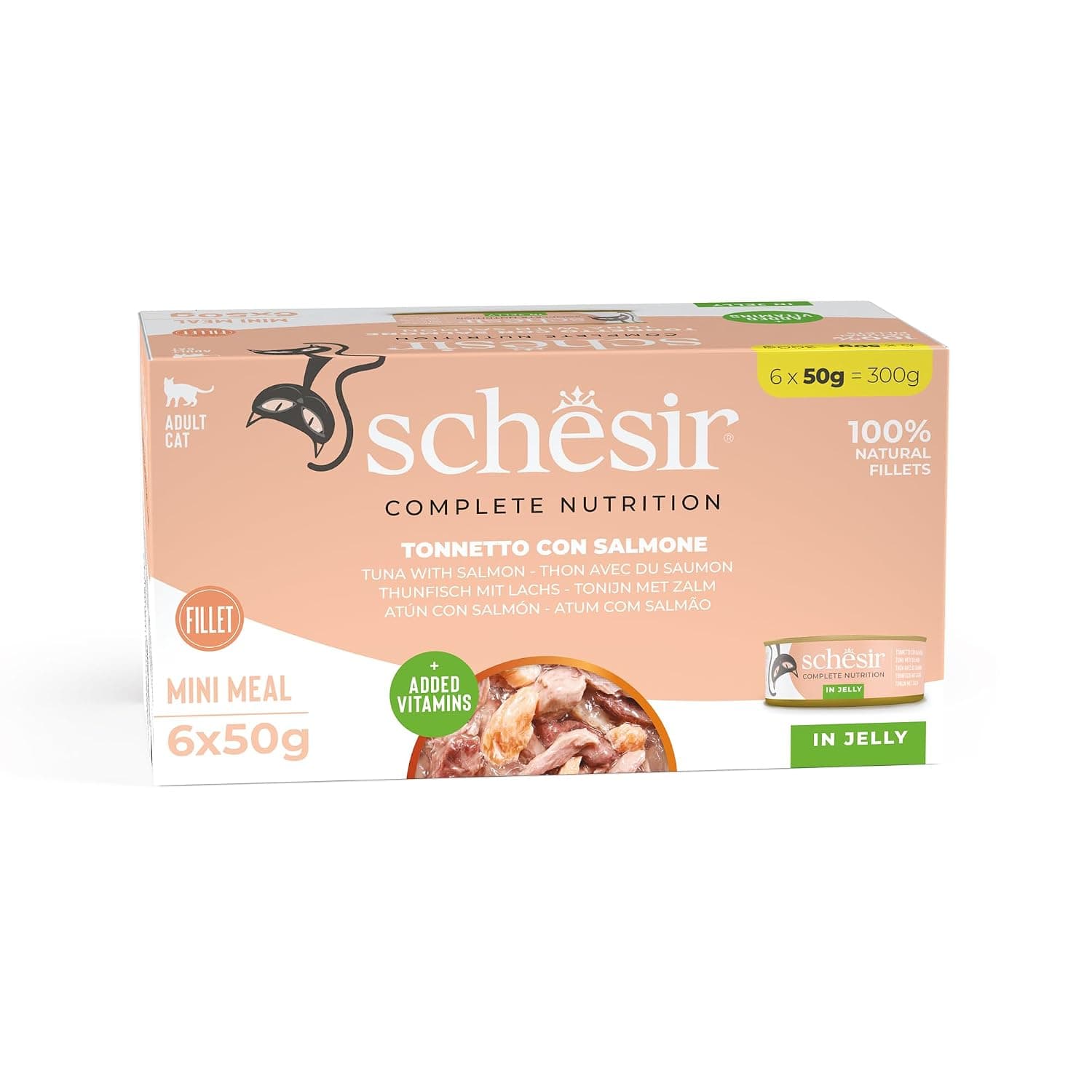 Schesir Cat Multipack Tuna with Salmon 6x50g