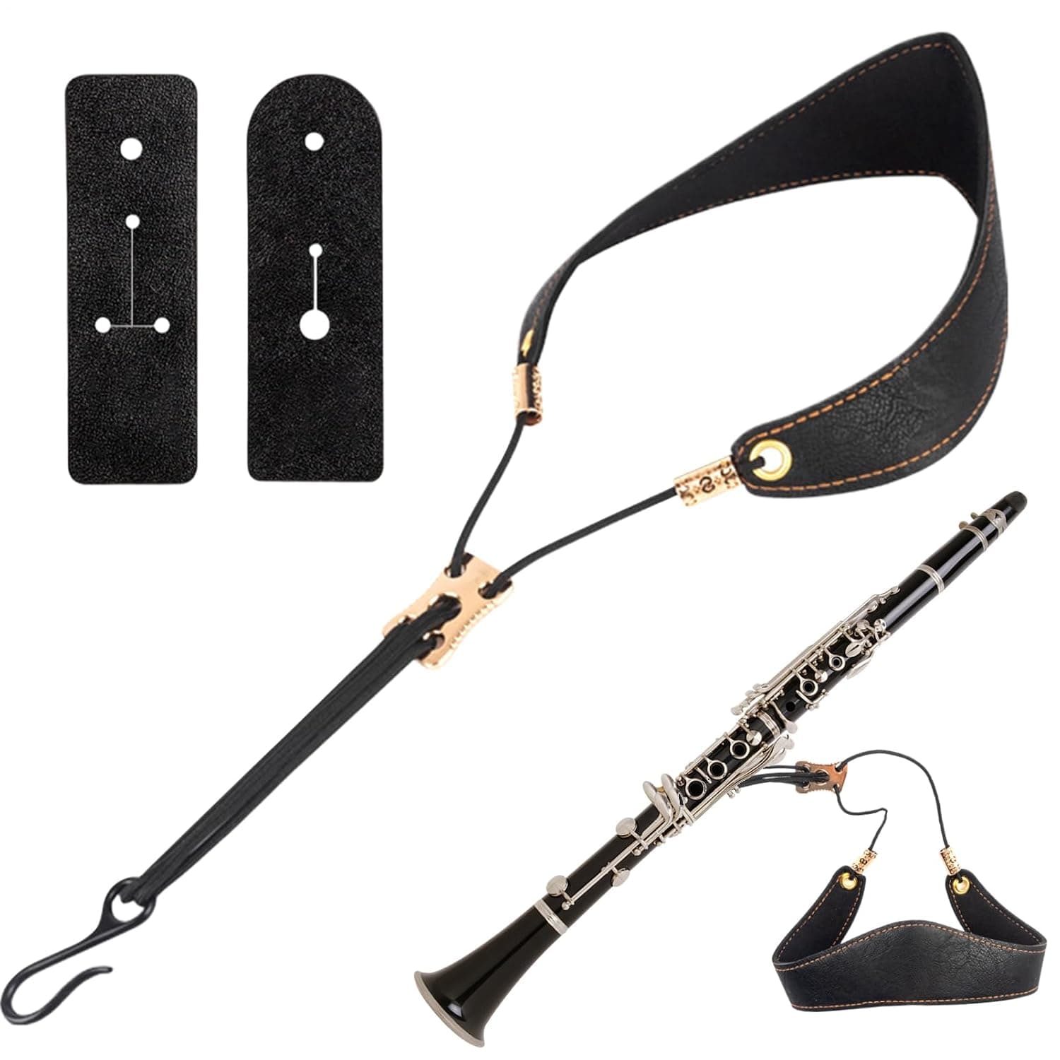 Neck Strap for Alto Saxophone Adjustable Harness Musical Instruments | Alto Saxophone Neck Strap for Comfort Stability Bass Flute Beginners Girls