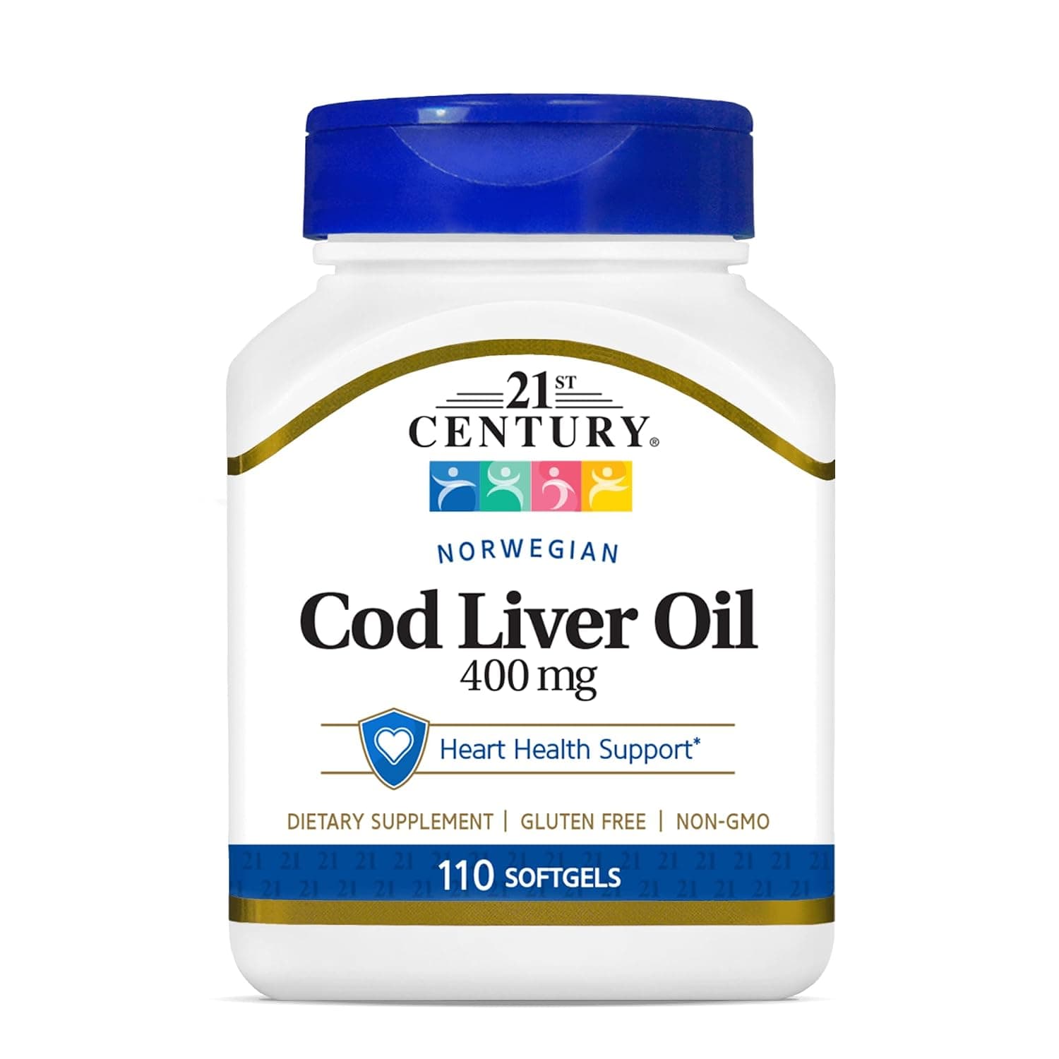 21st Century, Norwegian Cod Liver Oil, 110 Softgels