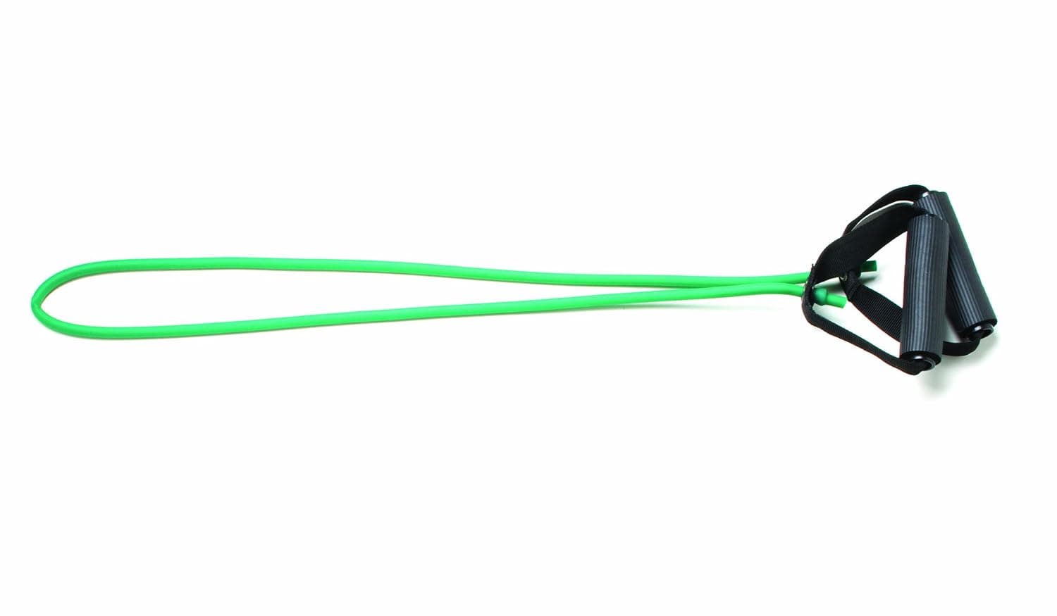 CanDo Exercise Tubing with Handles, Green, 18 Inch
