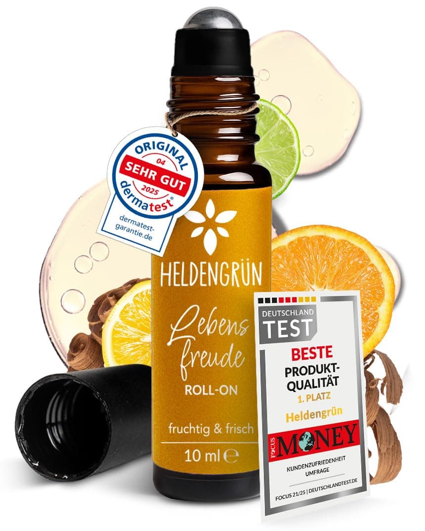 Heldengrün® Roll-On "Lebensfreude" - Fragrance Roll On Essential Oil