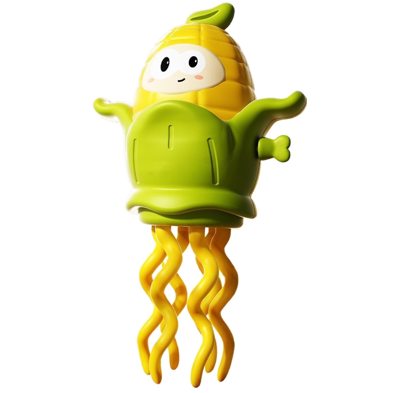 Dancing Octopus Toy, Battery-Free Crawling Corn Jellyfish Baby Toy, Creative Desk and Nursery Decor, No Power Needed Interactive Squid and Tummy Time Toy for Kids