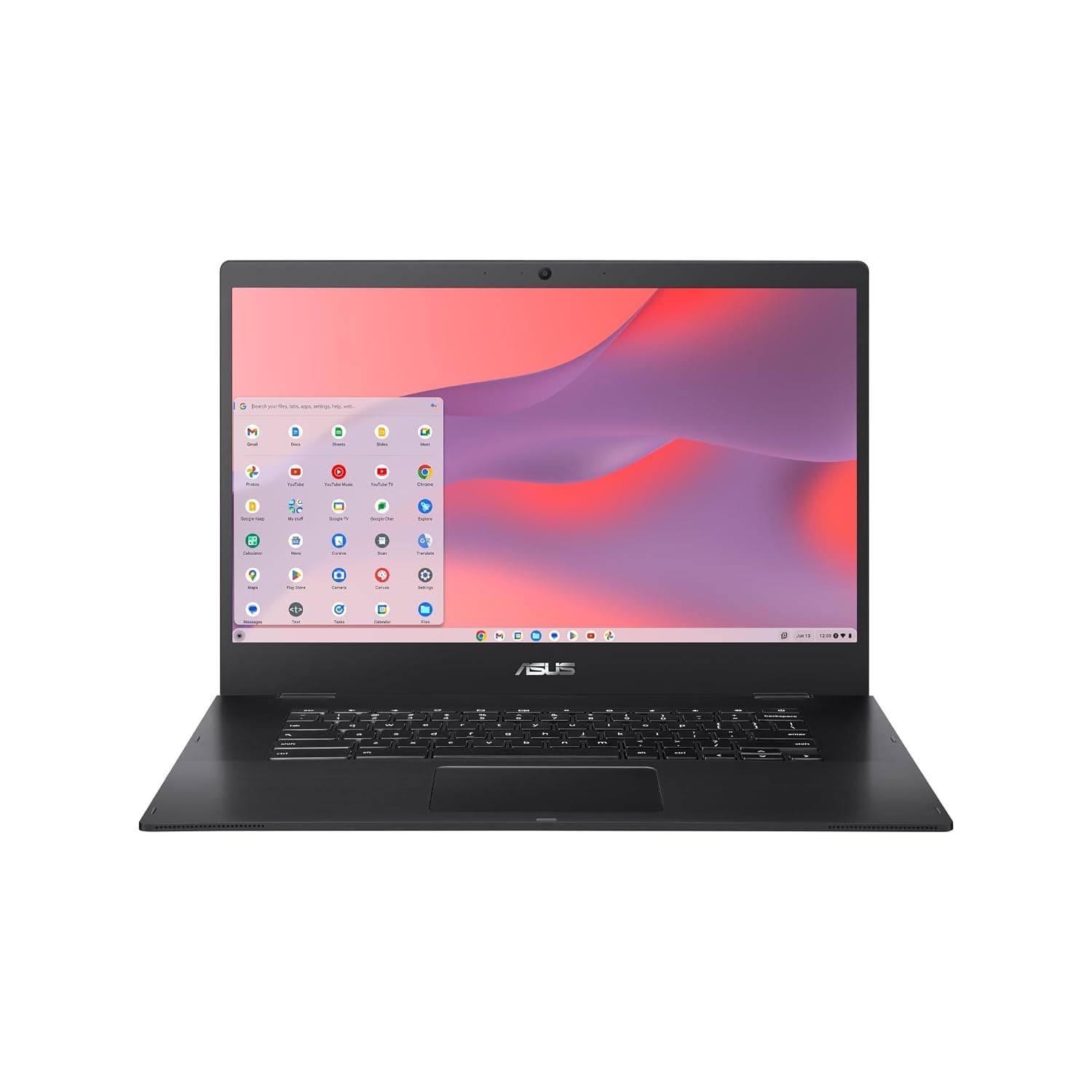 asus ASUS Chromebook CX1, 15.6/'' Full HD NanoEdge Display, Intel Celeron N3350 Processor, 64GB eMMC Storage, 4GB RAM, Spill Resistant Keyboard, Chrome OS, Mineral Grey