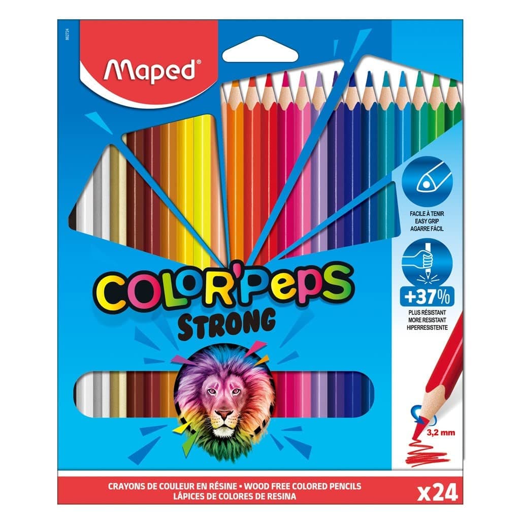 Color Pencils Strong 24 colors