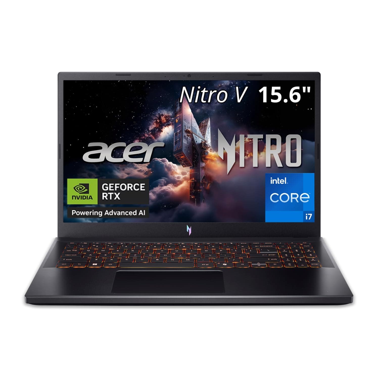 Acer Nitro V 15in Gaming Laptop ANV15-52-73D8 i7-13620H 16GB RAM 1TB SSD | FHD IPS 165Hz display, NVIDIA RTX 5060 graphics, WiFi 6, backlit keyboard, Windows 11 Home, dual fan cooling design
