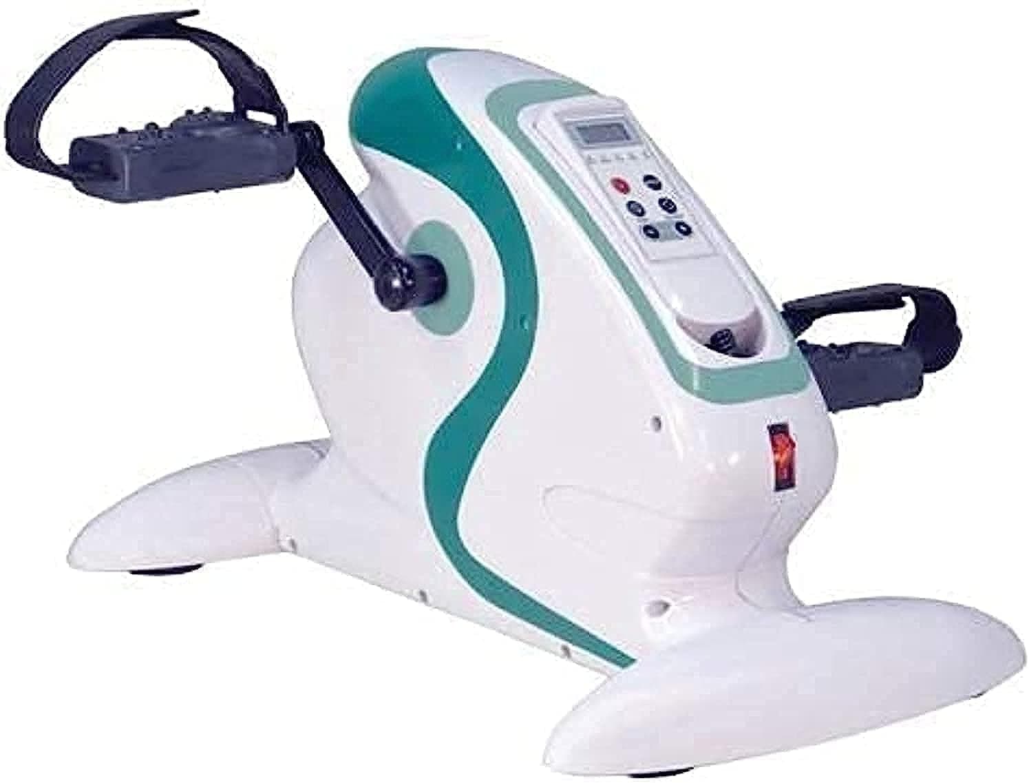 R SPORT Electric Pedal Exerciser for Leg Muscles Fitness Motorized Electric Simple Exercise Bike/Pedal Exercise Mini Electric Rehabilitation Machine