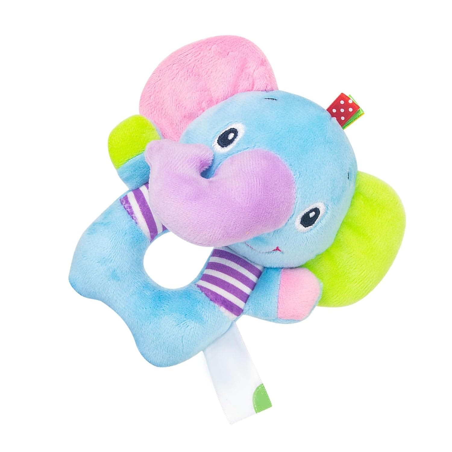 Baby Rattle Plush Toy Animal Doll Cotton Sensory Hand Shake Toy Gift for Newborns