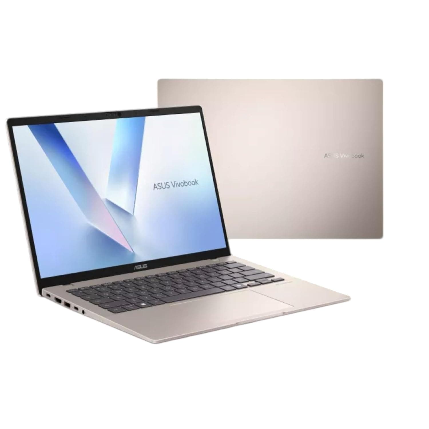 ASUS Vivobook 14" WUXGA (1920 x 1200),M1407GA-LY011W,AMD Ryzen AI 7 445 NPU up to 50TOPS,DDR5 16GB, 512GB M.2 NVMe PCIe 4.0 SSD, Win 11,Gold color,FHD Cam+Privacy (Win Hello),Type C Charge, 1.46KG