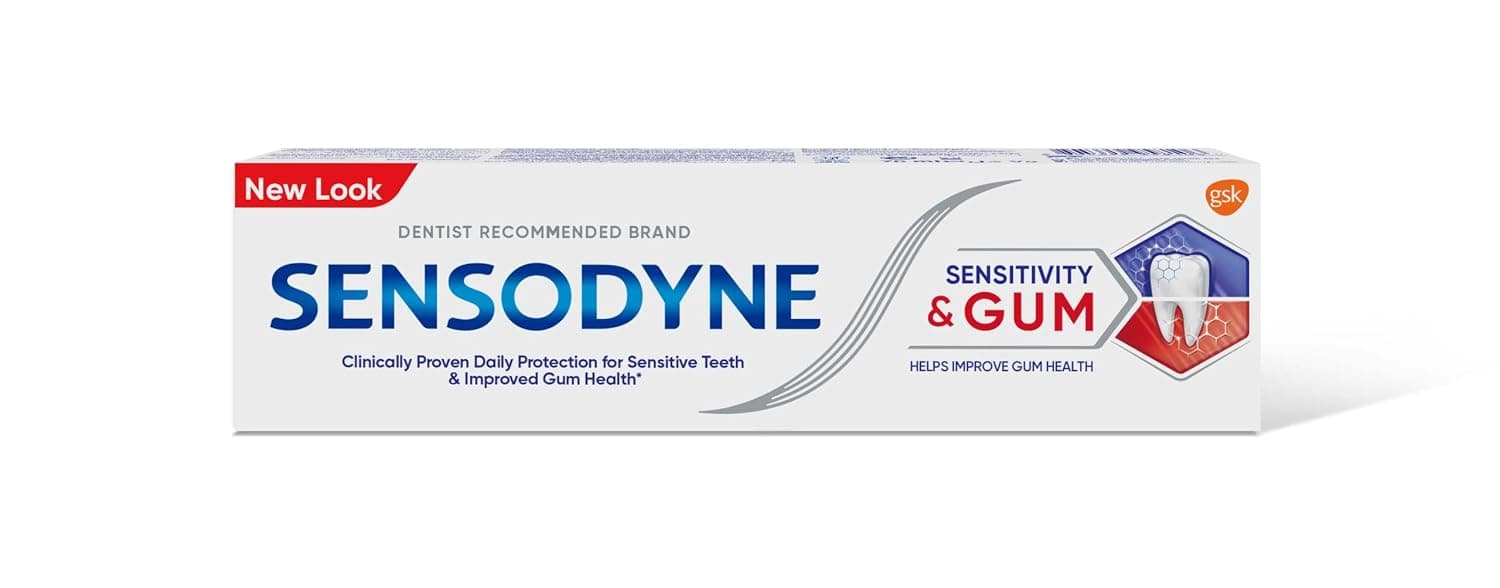 Sensodyne Sensitivity & Gum Toothpaste For Sensitive Teeth & Improved Gum Health, 75 ml - packaging may vary