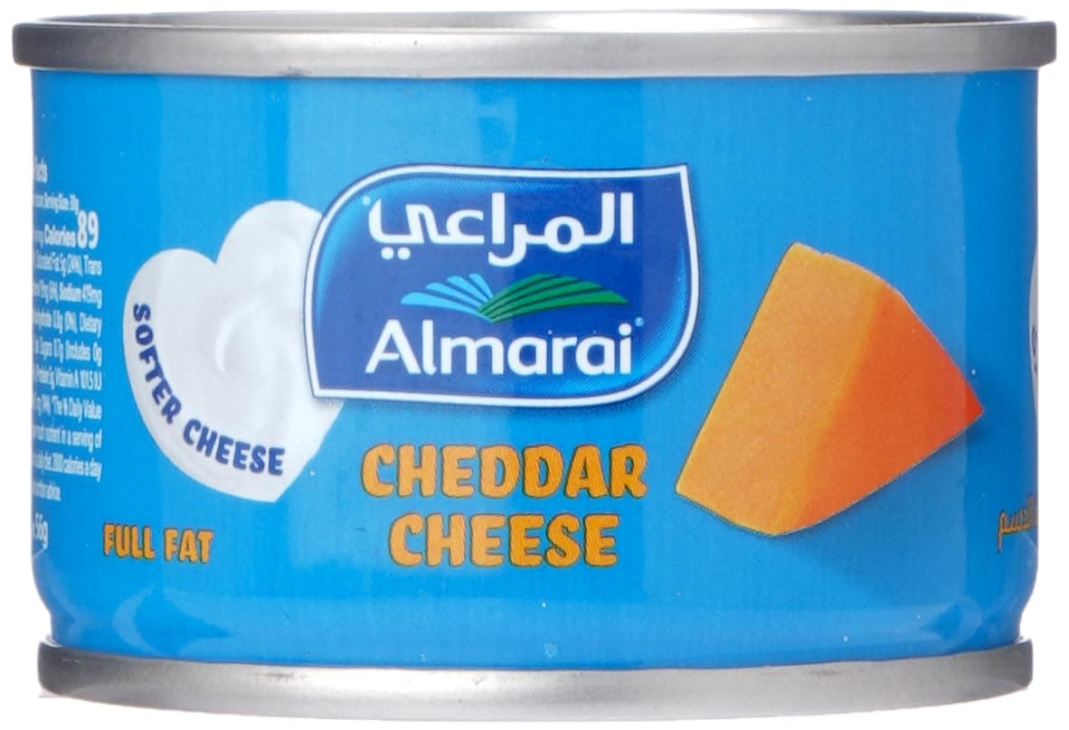 Almarai Full Fat Cheddar Cheese Tin 56 g