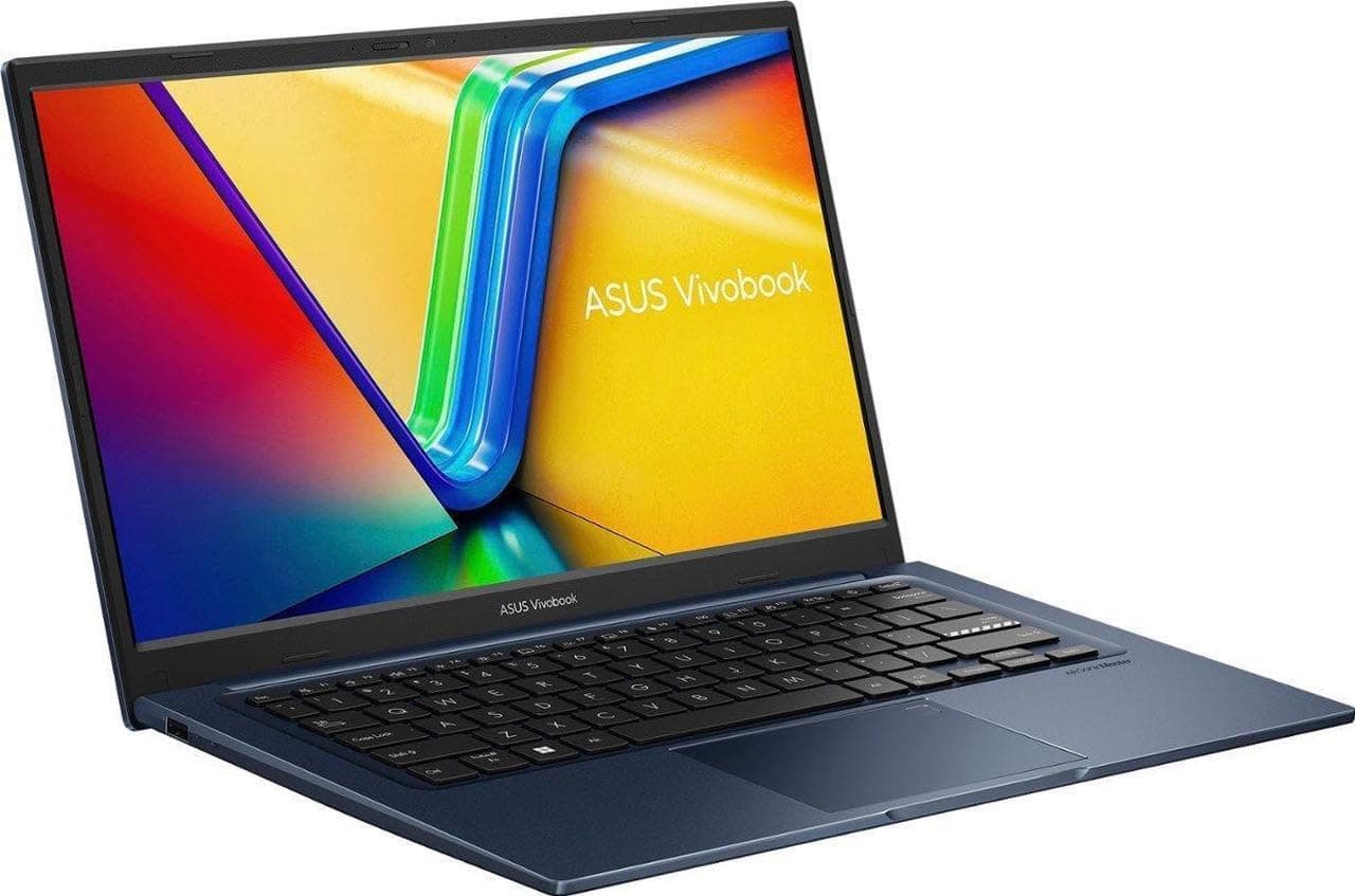 ASUS Vivobook 14" FHD Laptop | Intel Core i3-1215U | Intel Iris Xe Graphics | HDMI | Blue | 8GB RAM | 128GB SSD | Windows 11 S | Bundle with USB 3.0 Hub