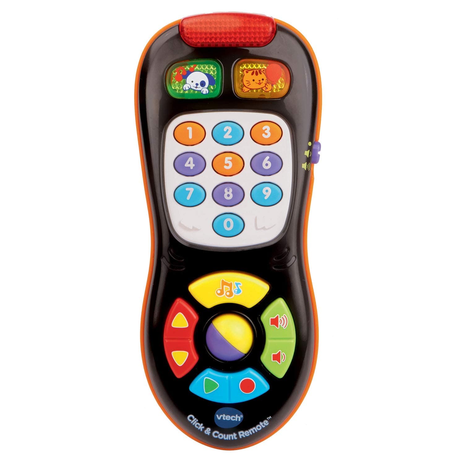 VTech Click and Count Remote, Black, Great Gift For Kids, Toddlers, Toy for Boys and Girls, Ages Infant, 1, 2, 3