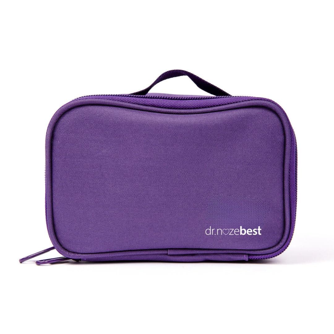 Dr. Noze Best NozeBot Travel Pouch for Baby Nasal Aspirator and Accessories | Compact, water-resistant travel pouch designed to store the NozeBot nasal aspirator and accessories