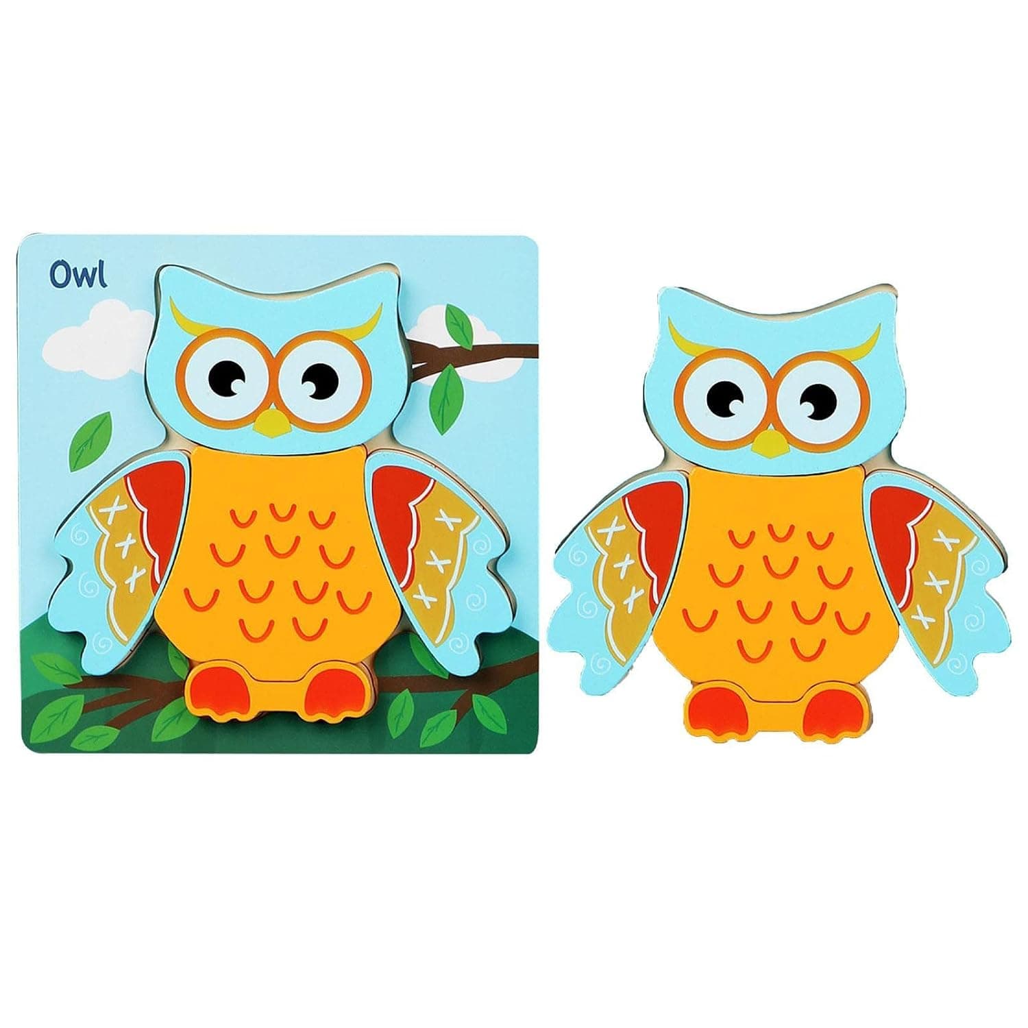 Toddler Puzzles Ages 1-3 | Montessori Toddler Puzzle, Wooden Baby Toddler Infant Puzzles for Kids | Animal Vehicle Shape Jigsaw Puzzle Color Sensory Toys for Toddlers Baby Infant Toys Gifts