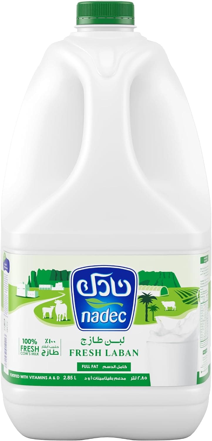 Nadec Full Fat Fresh Laban 2.85 Liter