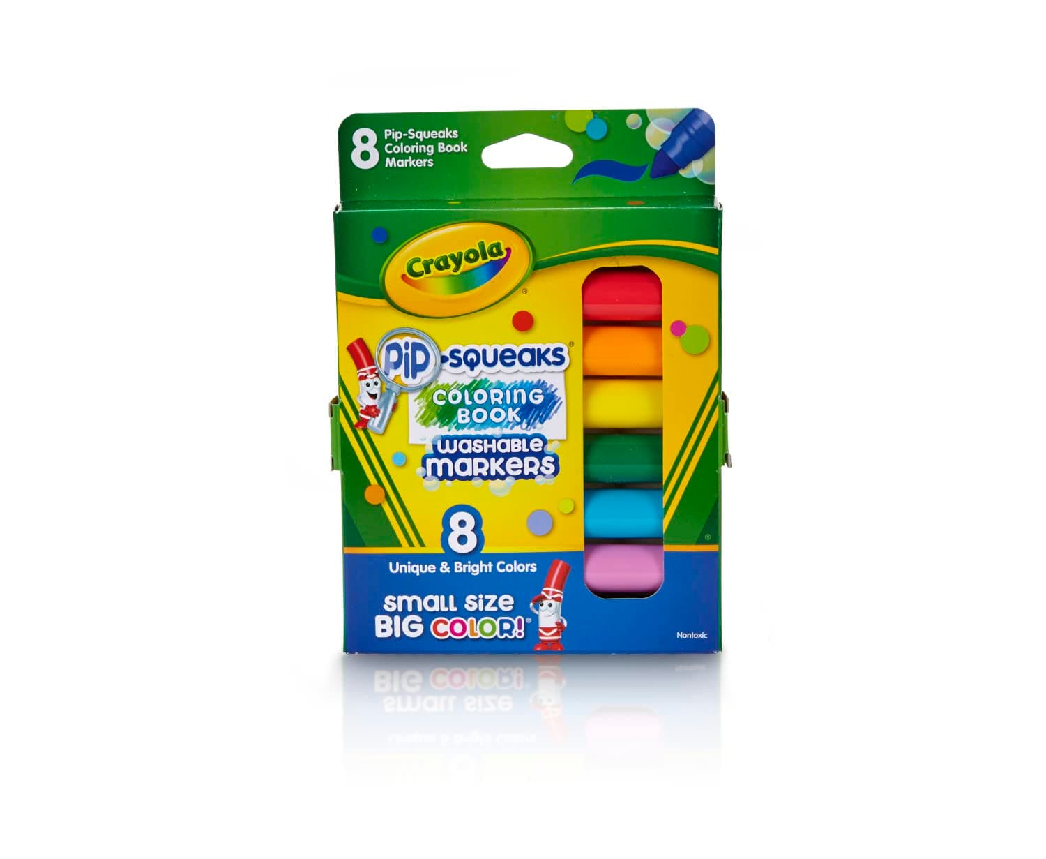 Crayola Pip-Squeaks Washable Markers, Multi-Colour, Cy58-8704