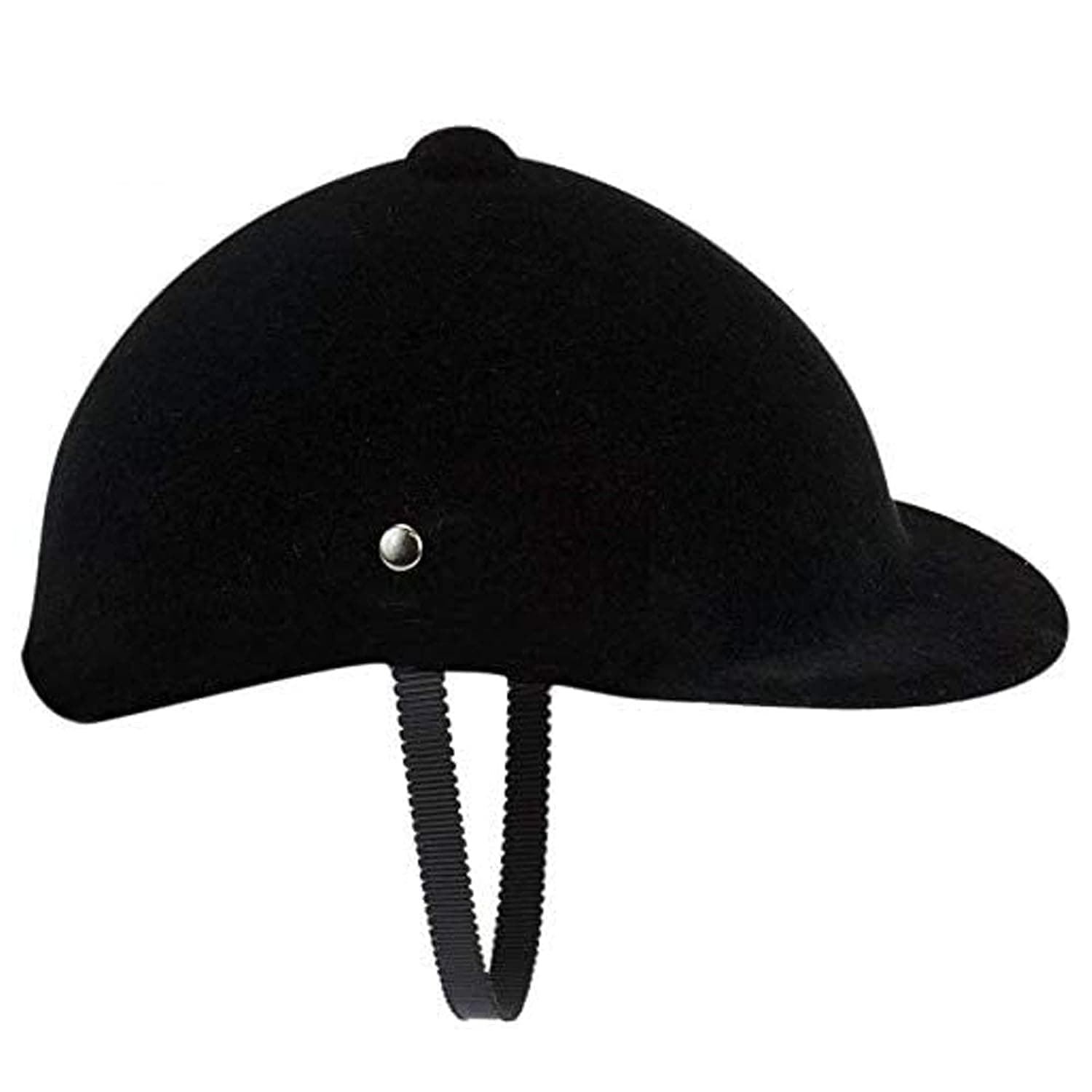 Sophia's 18 Inch Doll Hat Accessories Traditional Black Velvet English Style Riding Helmet with Strap Perfect for the 18 Inch American Girl Doll & More, Doll Horse Riding Helmet